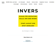 Tablet Screenshot of invers.ch